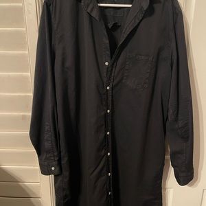 Frank & Eileen Black Dress With Buttons